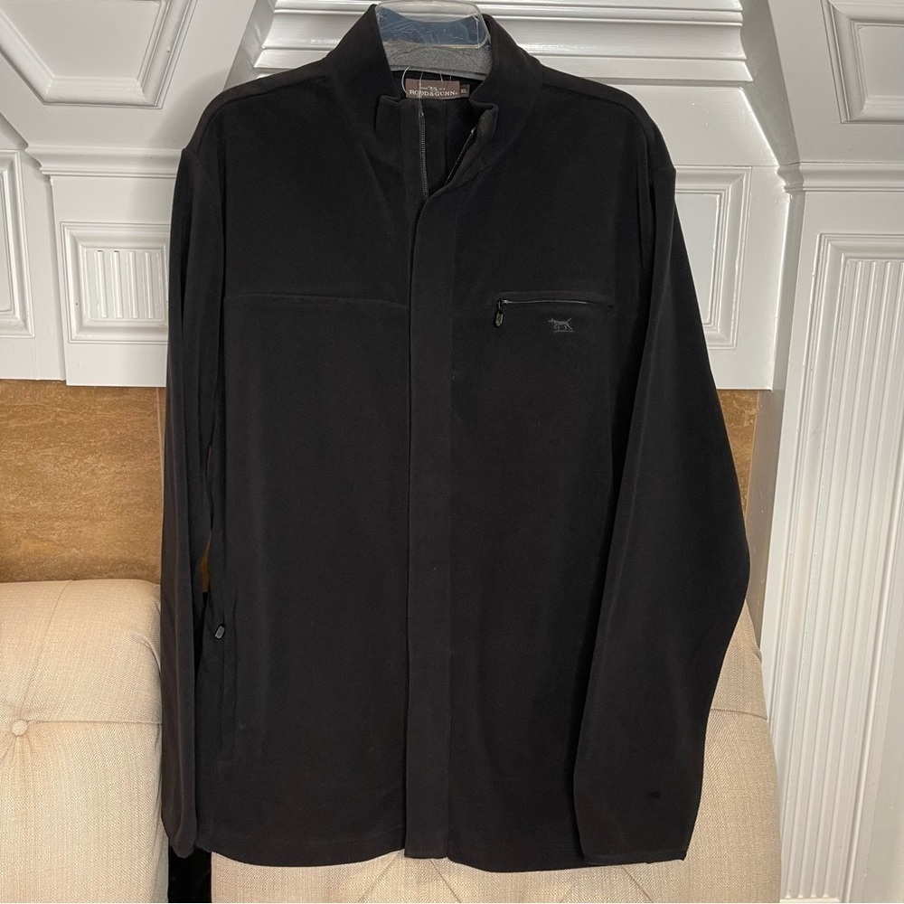 Rodd & Gunn Men’s Black Fleeced Full Zipper Jacket Sz XL